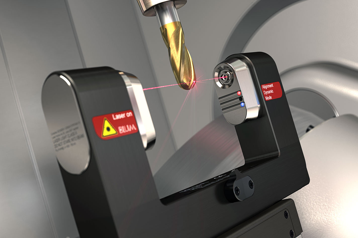 Systèmes de mesure laser pour centres d'usinage CNC de BLUM